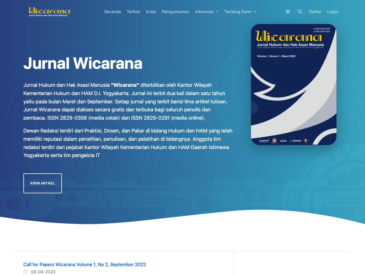 Wicarana - Jurnal Wicarana